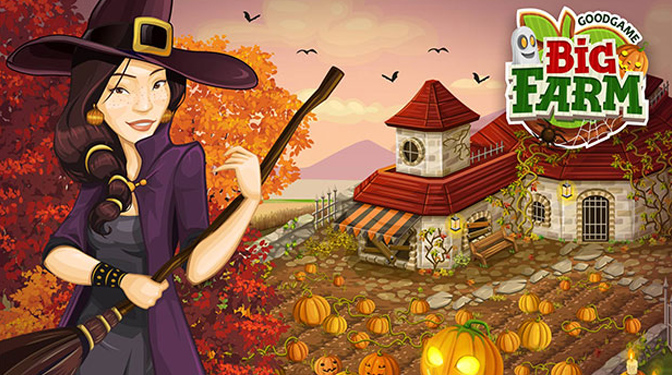 Fêtez Halloween chez Goodgame Big Farm - mmorpg