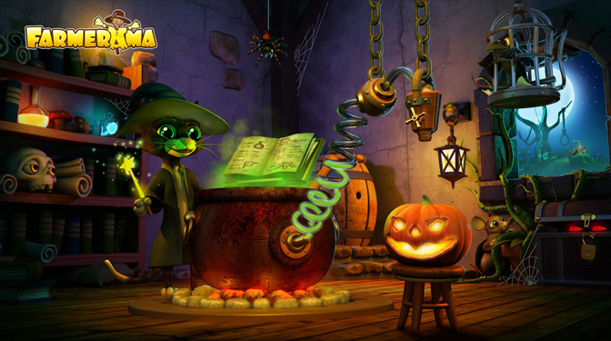 La fête d’Halloween est de retour chez Farmerama avec Moonlight - mmorpg